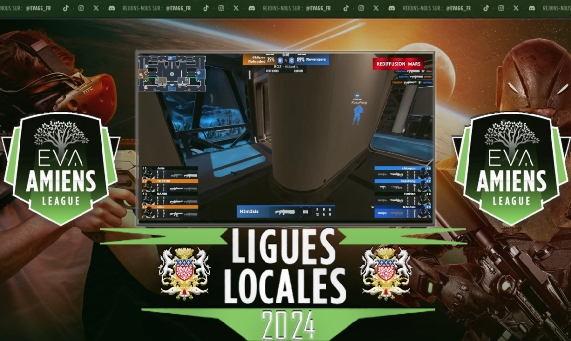Amiens League – 3è journée de ligue locale à Amiens